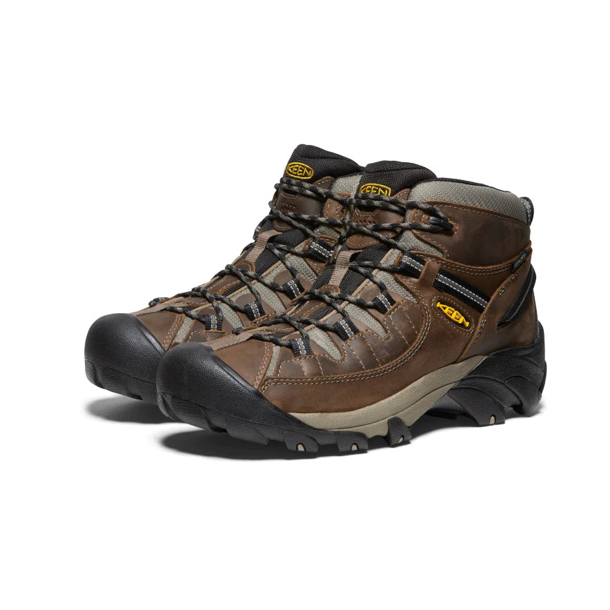 Keen Men's Targhee II Mid Waterproof Hiking Boots WIDE 1012126 shitake wide