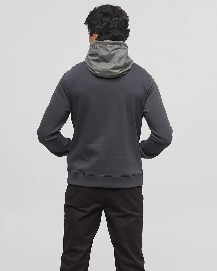 Ten tree seafleece anorak hoody tcm6072-3184 forest