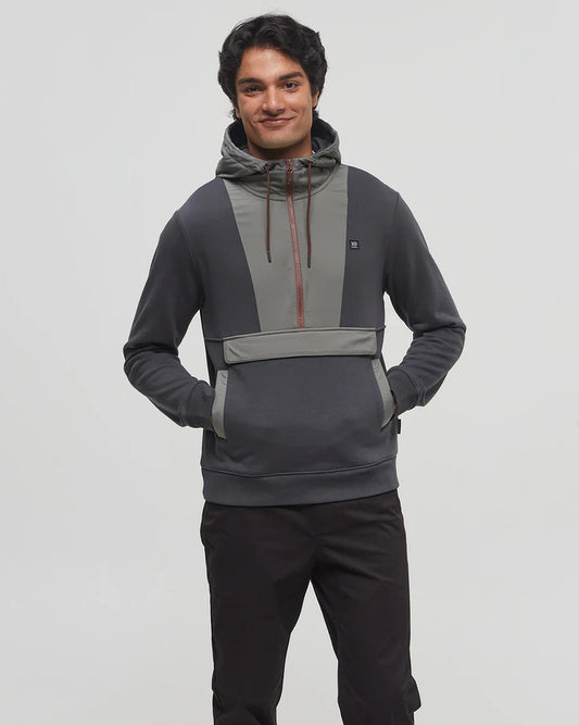 Ten tree seafleece anorak hoody tcm6072-3184 forest