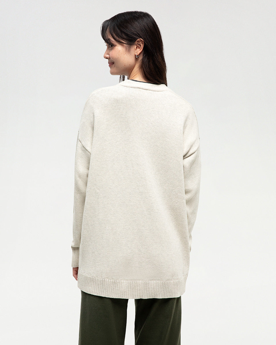 Ten Tree prairies cardigan tcw6038-3191 vintage white