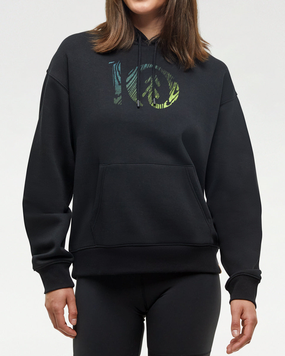 Ten Tree restoraton woodblock hoody tcw6172-5407 black