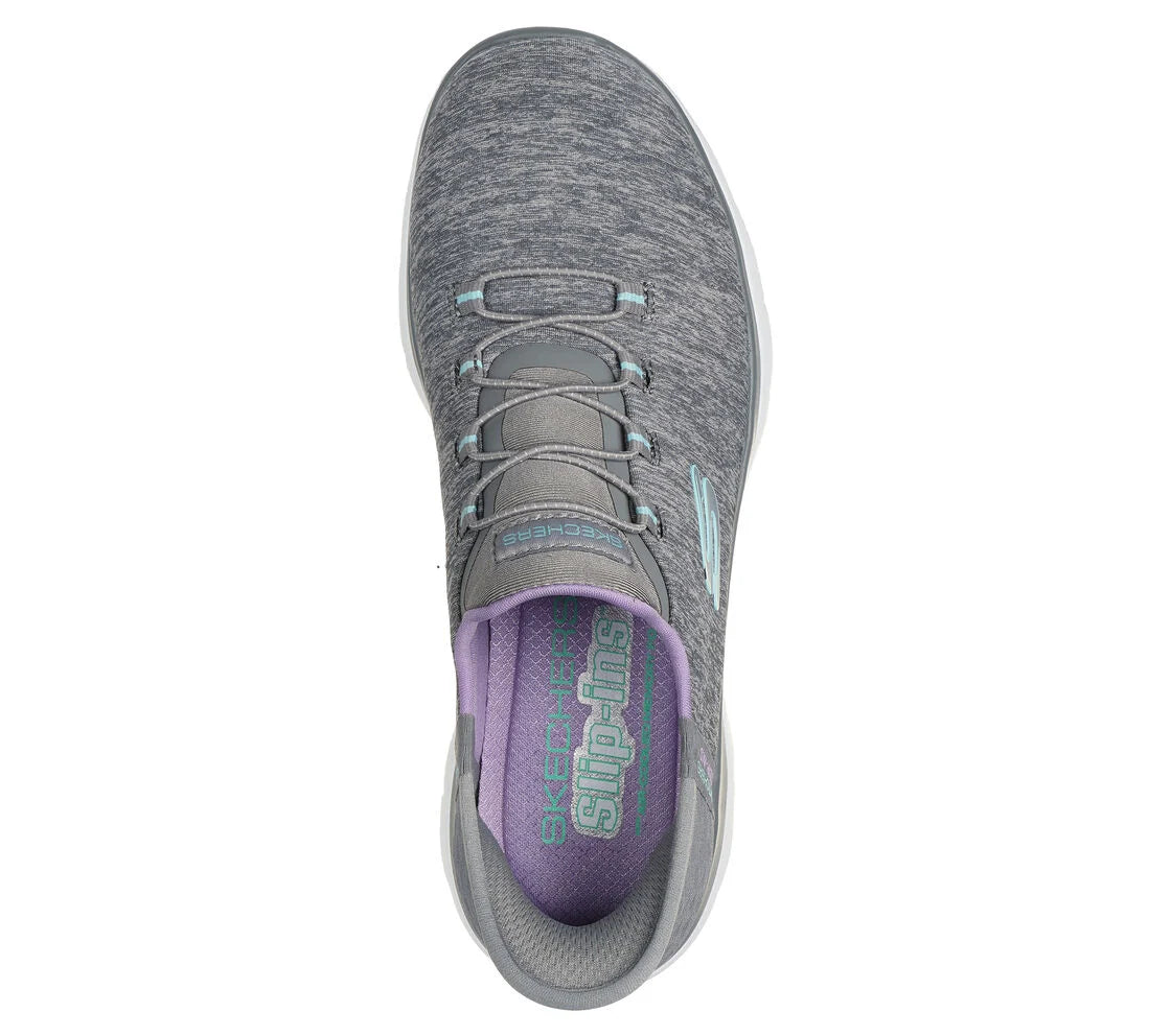 Womens Skechers Slip-ins: Summits - Dazzling Haze 149937gymt heather grey
