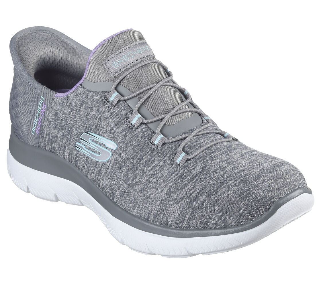 Womens Skechers Slip-ins: Summits - Dazzling Haze 149937gymt heather grey