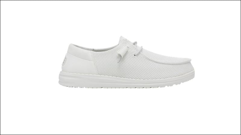 Hey Dude womens wendy funk mono 40065-100 white