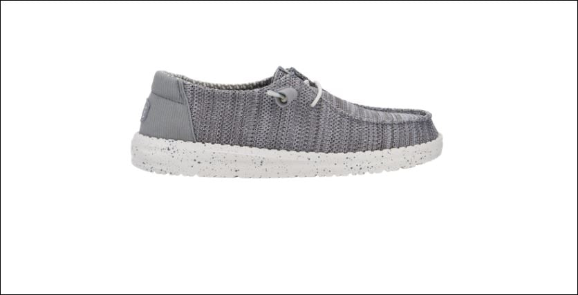 Hey Dude womens wendy stretch sox 41878-007 light grey