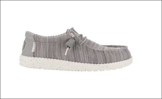 Hey Dude mens wally stretch sox 41898-030 grey