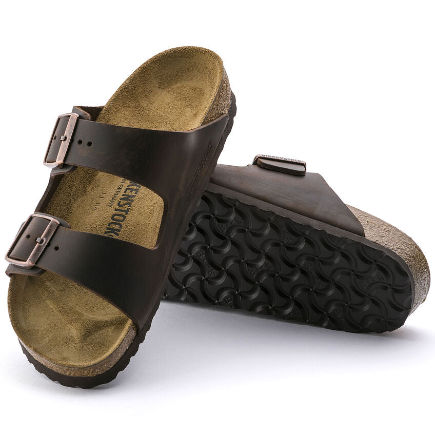 Birkenstock Arizona habana full grain leather hard footbed r52531 habana