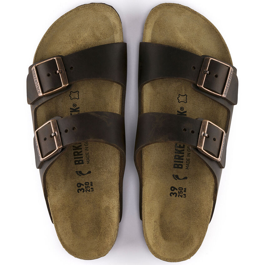 Birkenstock Arizona habana full grain leather hard footbed r52531 habana