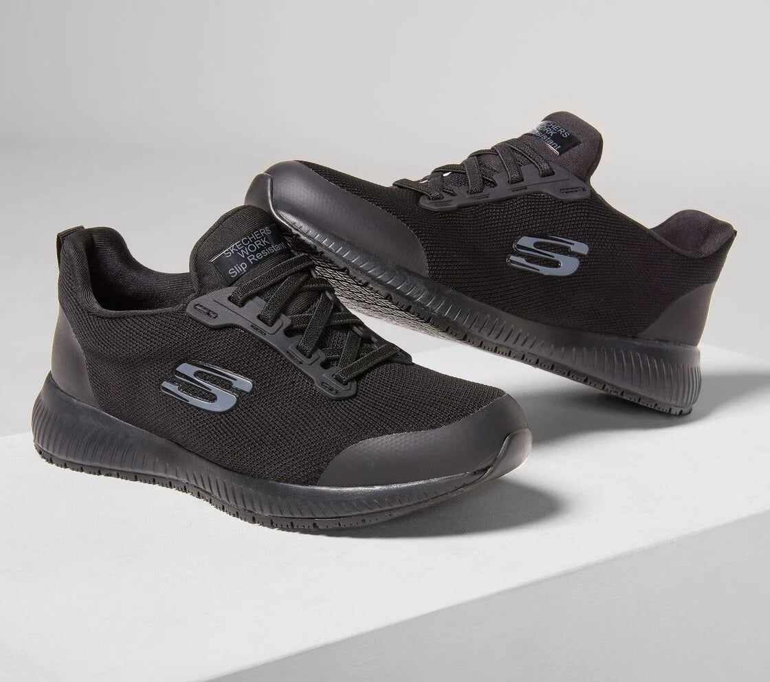 Womens Skechers Work: Squad SR 77222blk