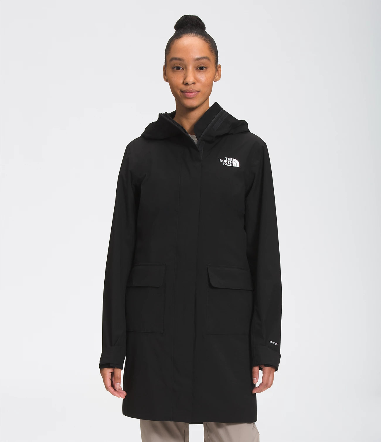 North Face Women’s City Breeze Rain Parka II nf0a52yl jk3 black