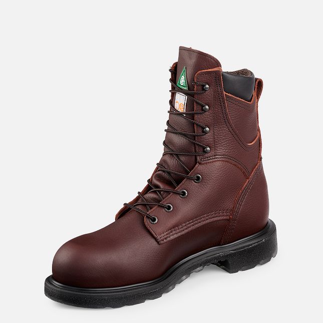 Red Wing SuperSole® 2.0 Men's 8-inch Waterproof CSA Safety Toe Boot 2414e brown