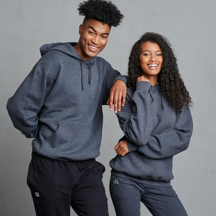 Russell Dri-Power® Fleece Hoodie 695m heathered black