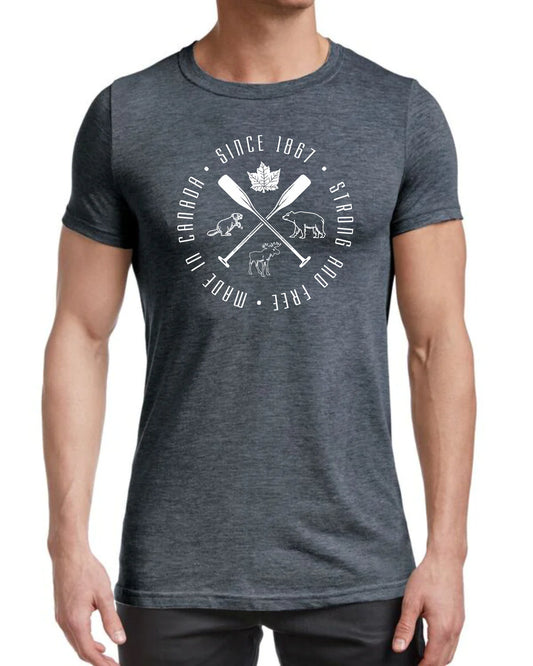 Stanfield's Men's Strong and Free Short Sleeve Crew T-Shirt #2016-sf 773