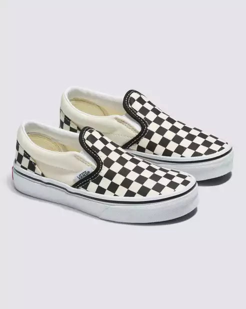 Vans Kids Slip on vn000ex8bww black & white checkerboard
