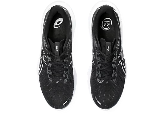 Asics mens gel cumulus 26 1011b791 + 1011b791-002 black & white Regular D and wide 4E