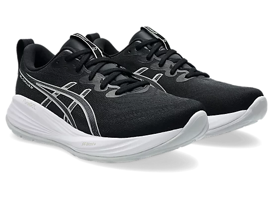 Asics gel cumulus 27 1011b960-002 black & white