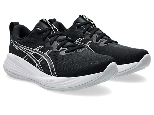 Asics womens gel cumulus 27 1011b960-002 black & white