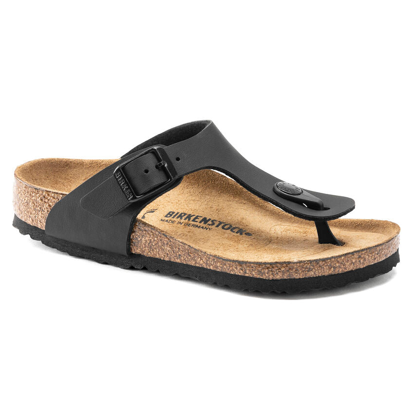 Birkenstock youth gizeh biko-flor n846143 black