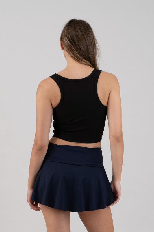 Malibu crop tank tw1617 black