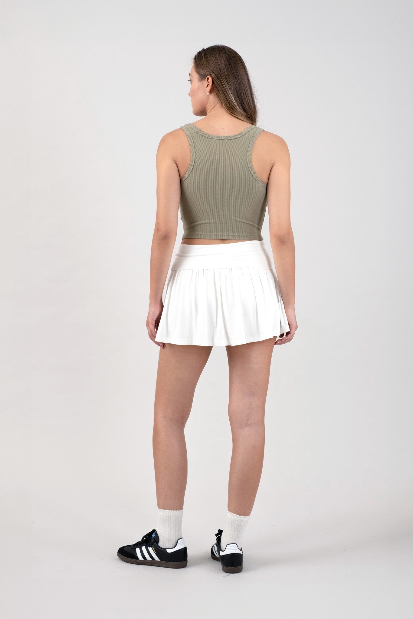 Malibu crop tank tw1617 light olive