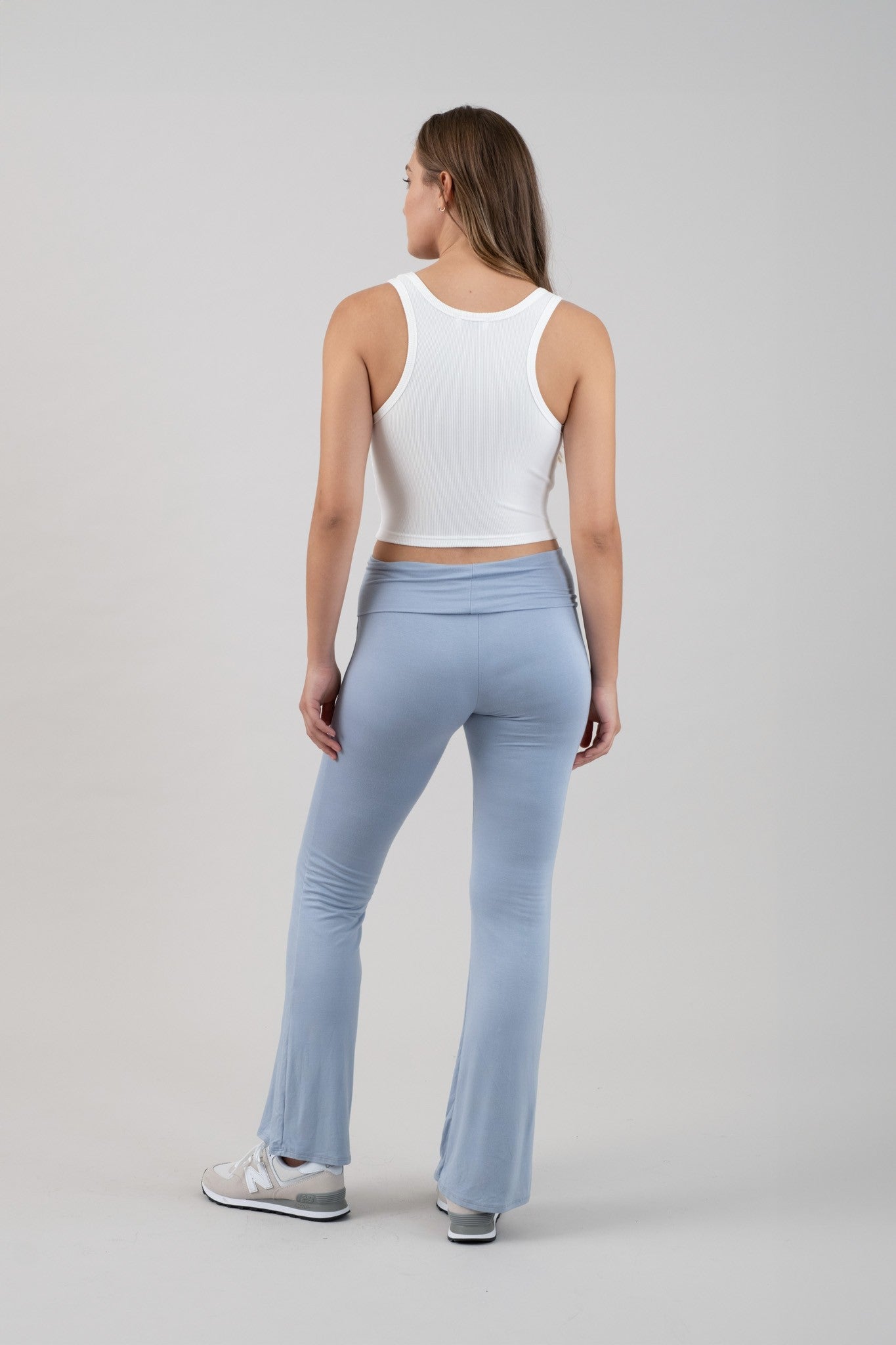 Malibu crop tank tw1617 white