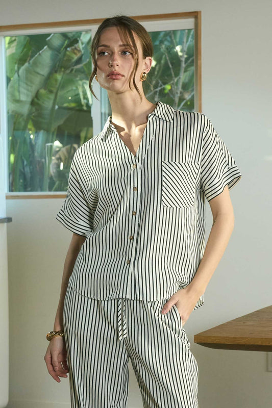 Malibu s/s shirt tw1702-t ivory