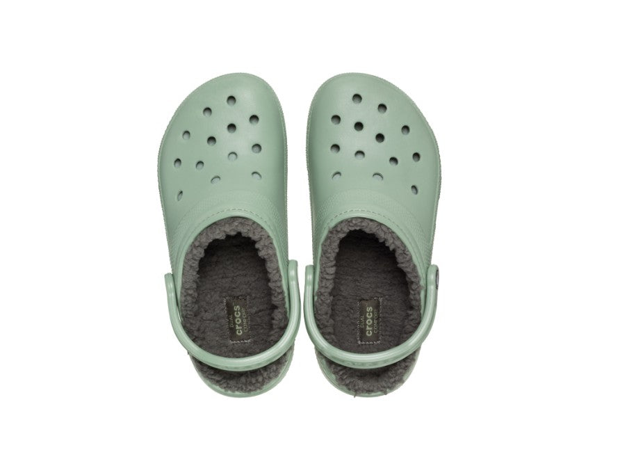 Crocs classic lined clog 203591-3wp moss