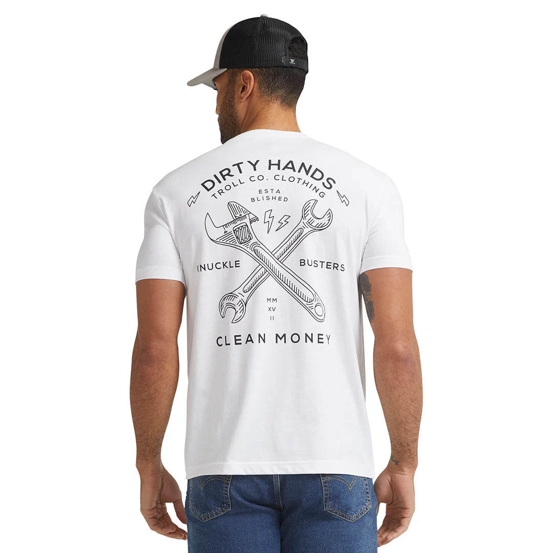 Dirty Hands Clean Money tc0221 white