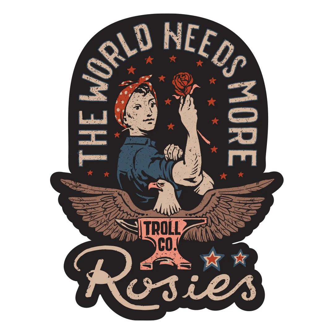 Dirty Hands clean money more rosie sticker tc1472