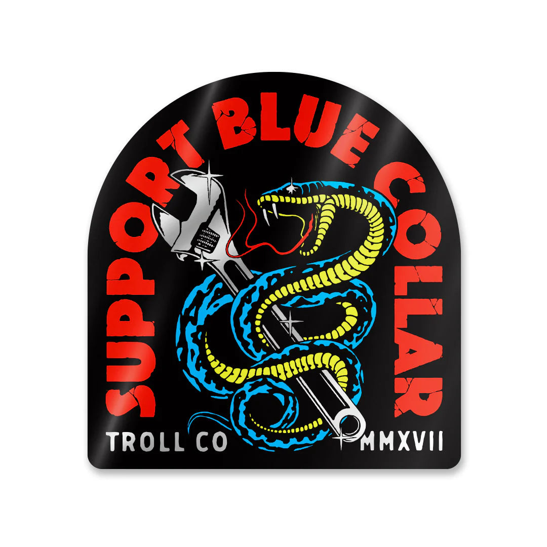 Dirty Hands clean money serpent sticker tc2089