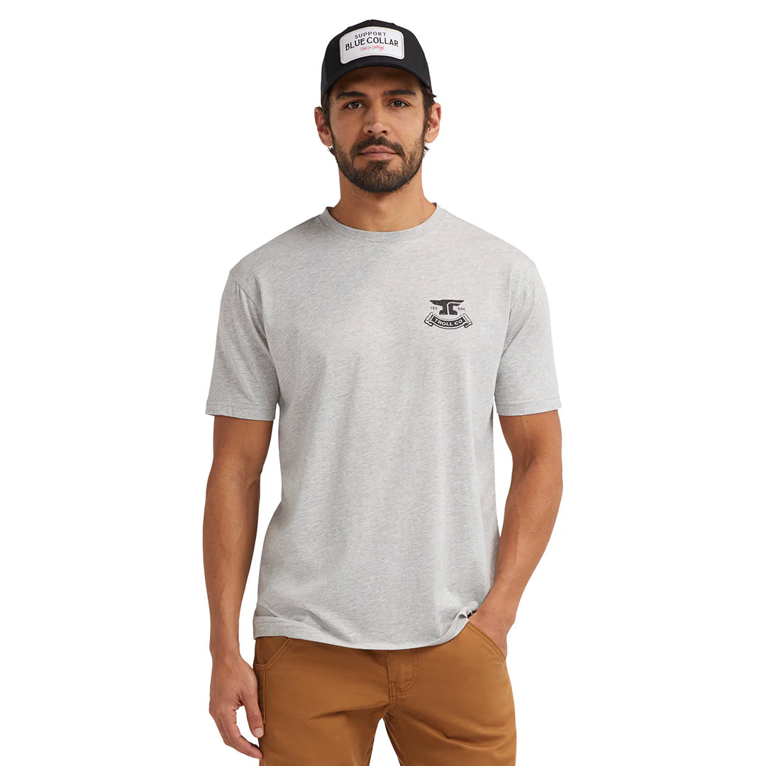 Dirty Hands Clean Money haggler tshirt tc2245 grey heather