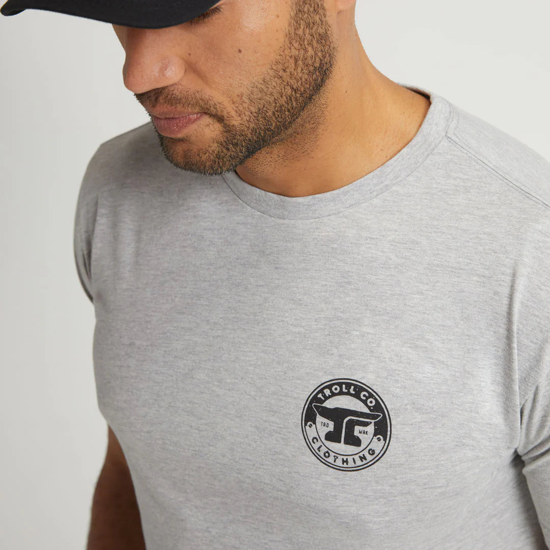 Dirty hands clean money slic tshirt tc2279 grey
