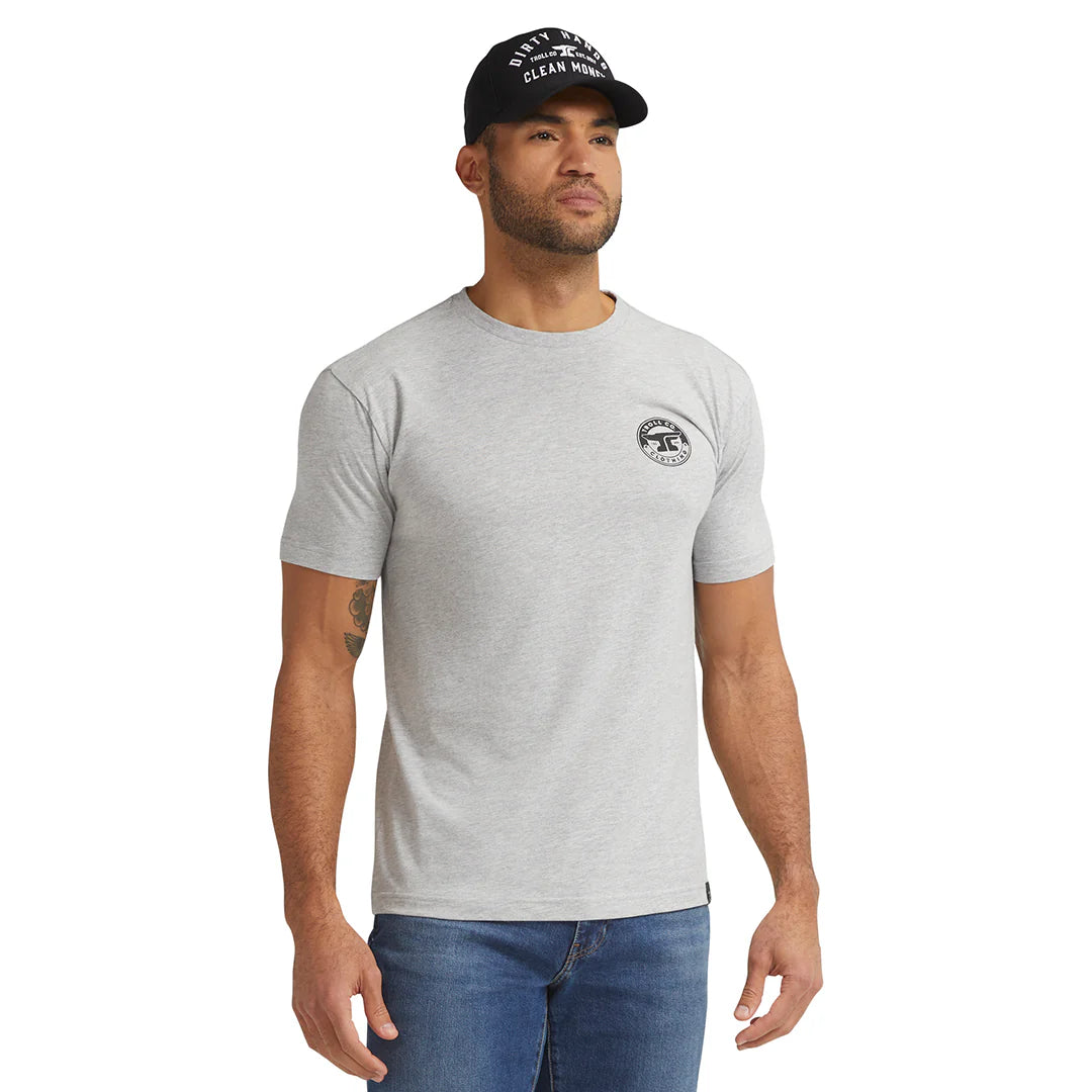 Dirty hands clean money slic tshirt tc2279 grey