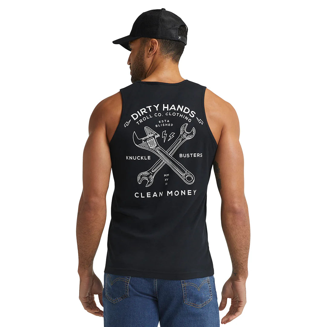 Dirty hands clean money twisting wrenches tank tc2310 black