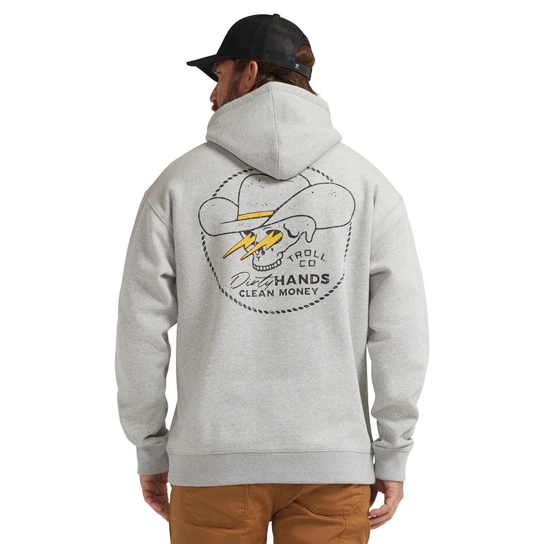 Dirty hands clean money savage hoody tc2349 grey