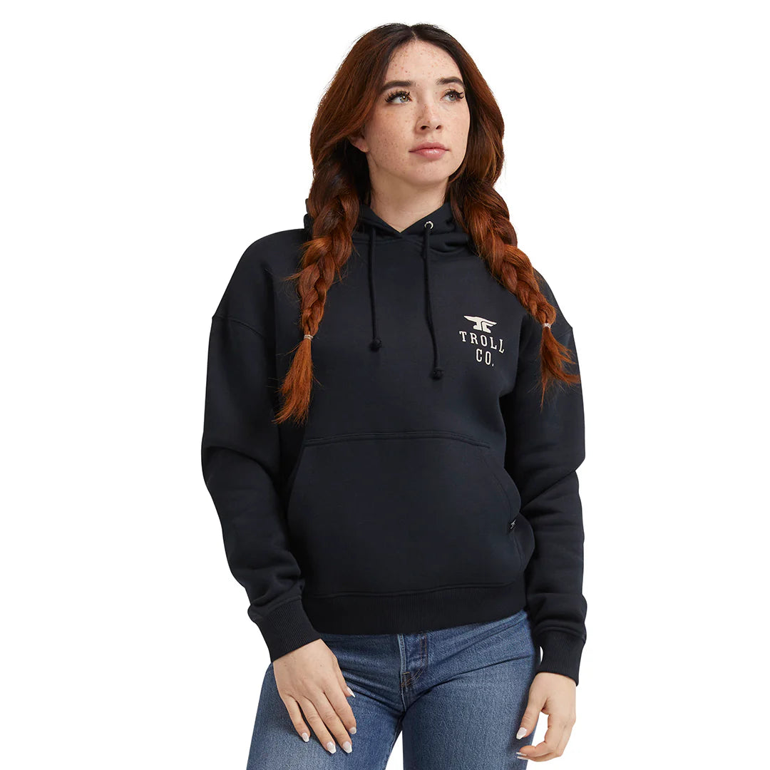 Dirty Hands Clean Money longhorn hoody tc2380 black
