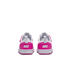 Nike youth court borough low recraft dv5457-123 pink & white