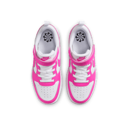 Nike youth court borough low recraft dv5457-123 pink & white