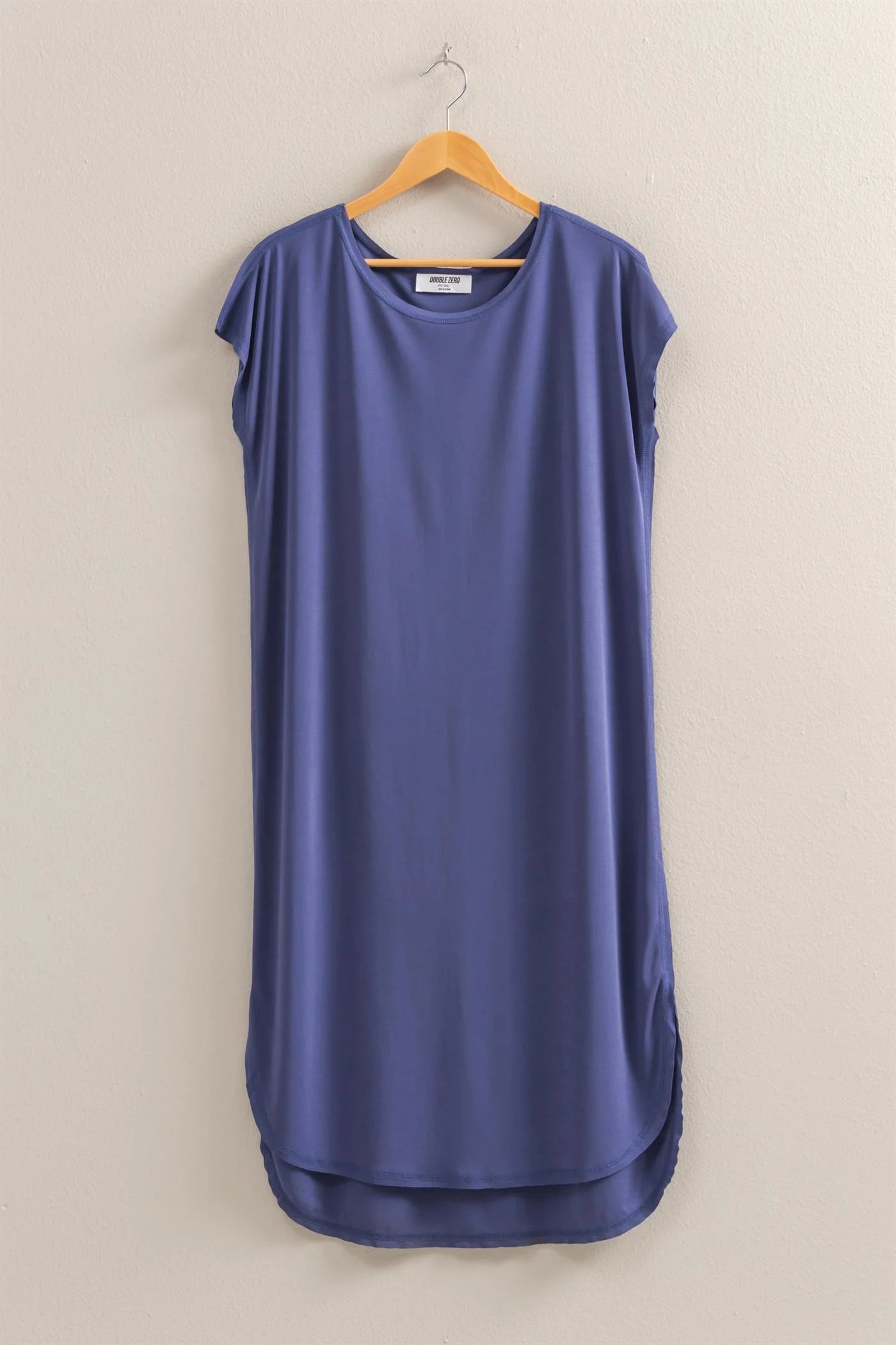 Malibu lightweight tshirt dress dz25e307 dusty indigo
