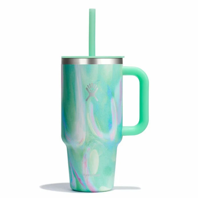 hydroflask 32 oz travel tumbler les25tt32g jelly green