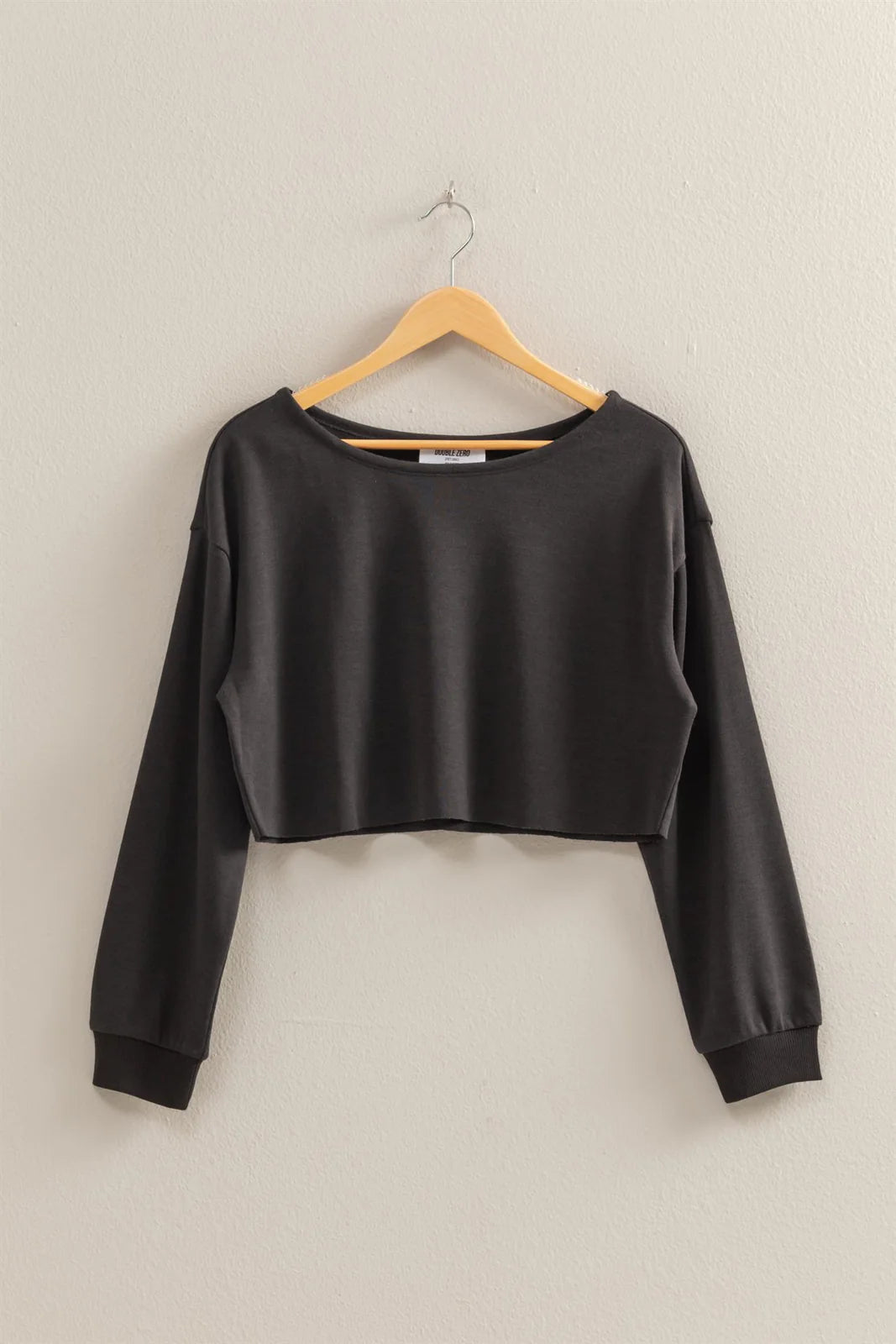 Malibu crewneck crop dz25c023 black