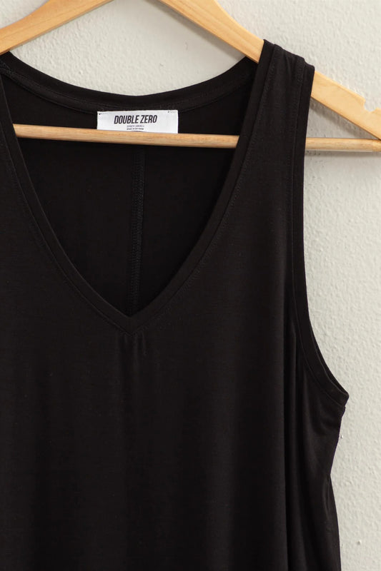 Malibu rusched detailed cowl neck top dz25a318 black