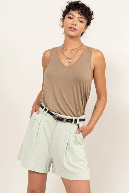Malibu vneck tank top dz24a850 mocha