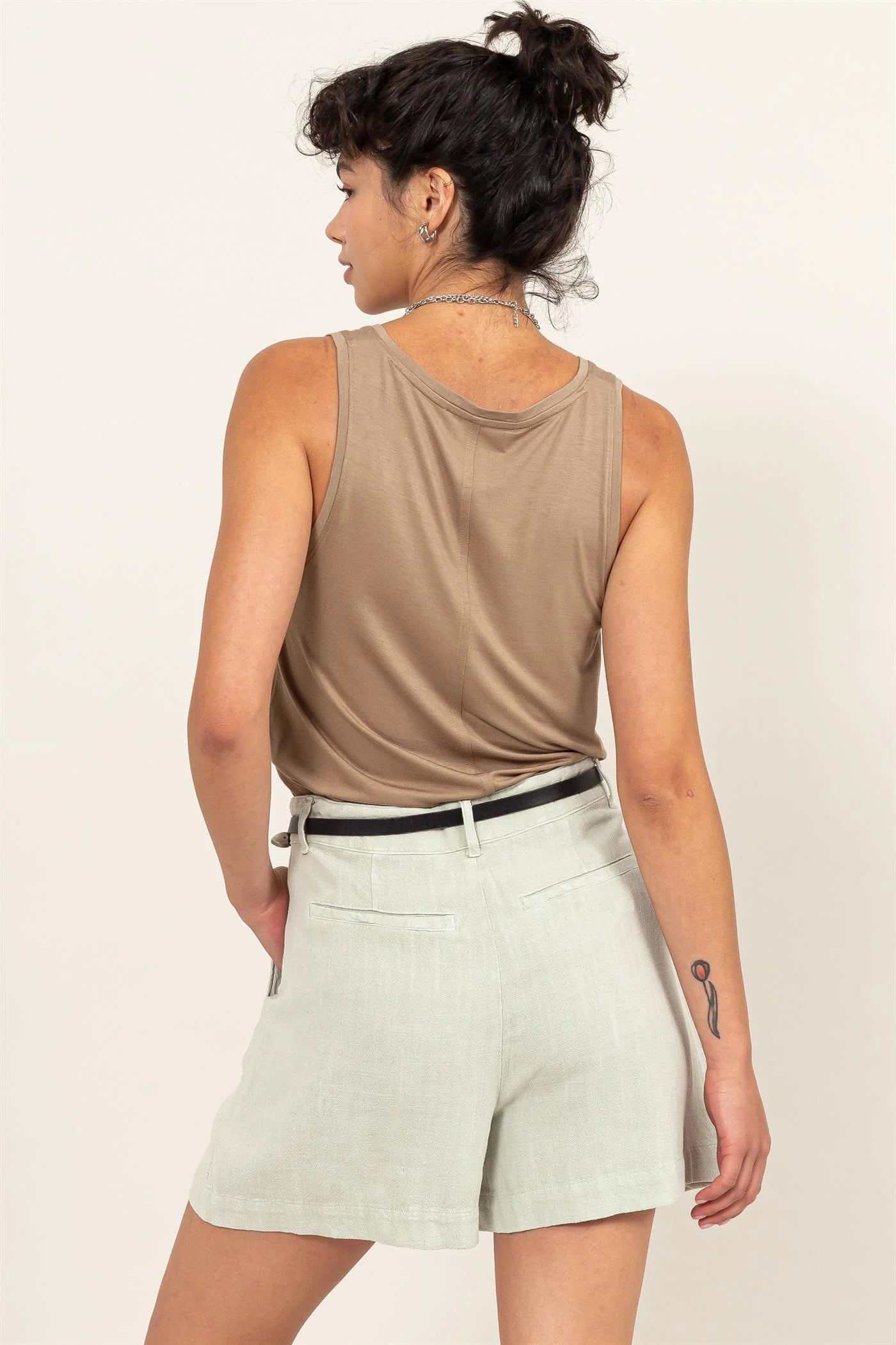 Malibu vneck tank top dz24a850 mocha