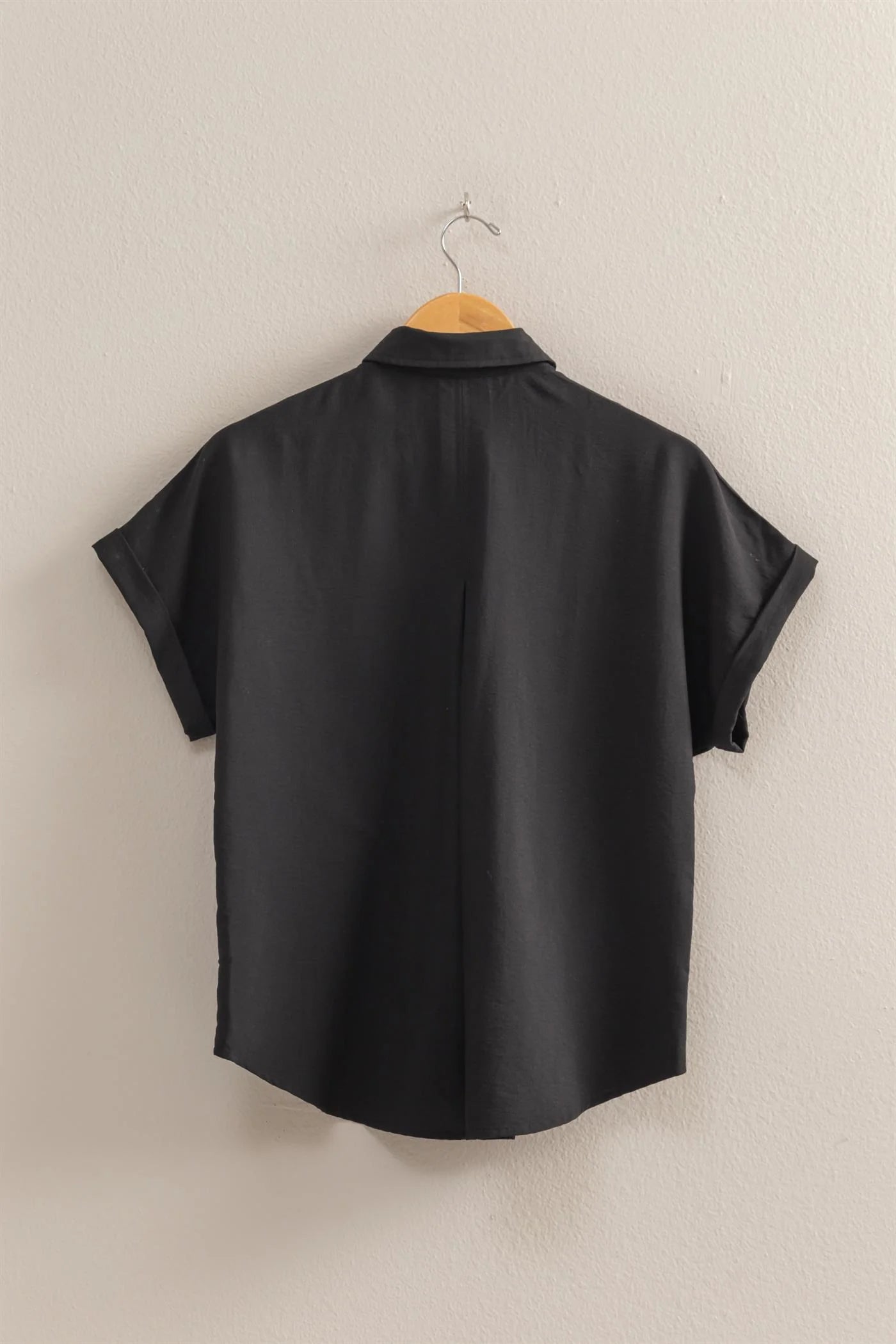 Malibu short sleeve button up shirt dz25a767 black