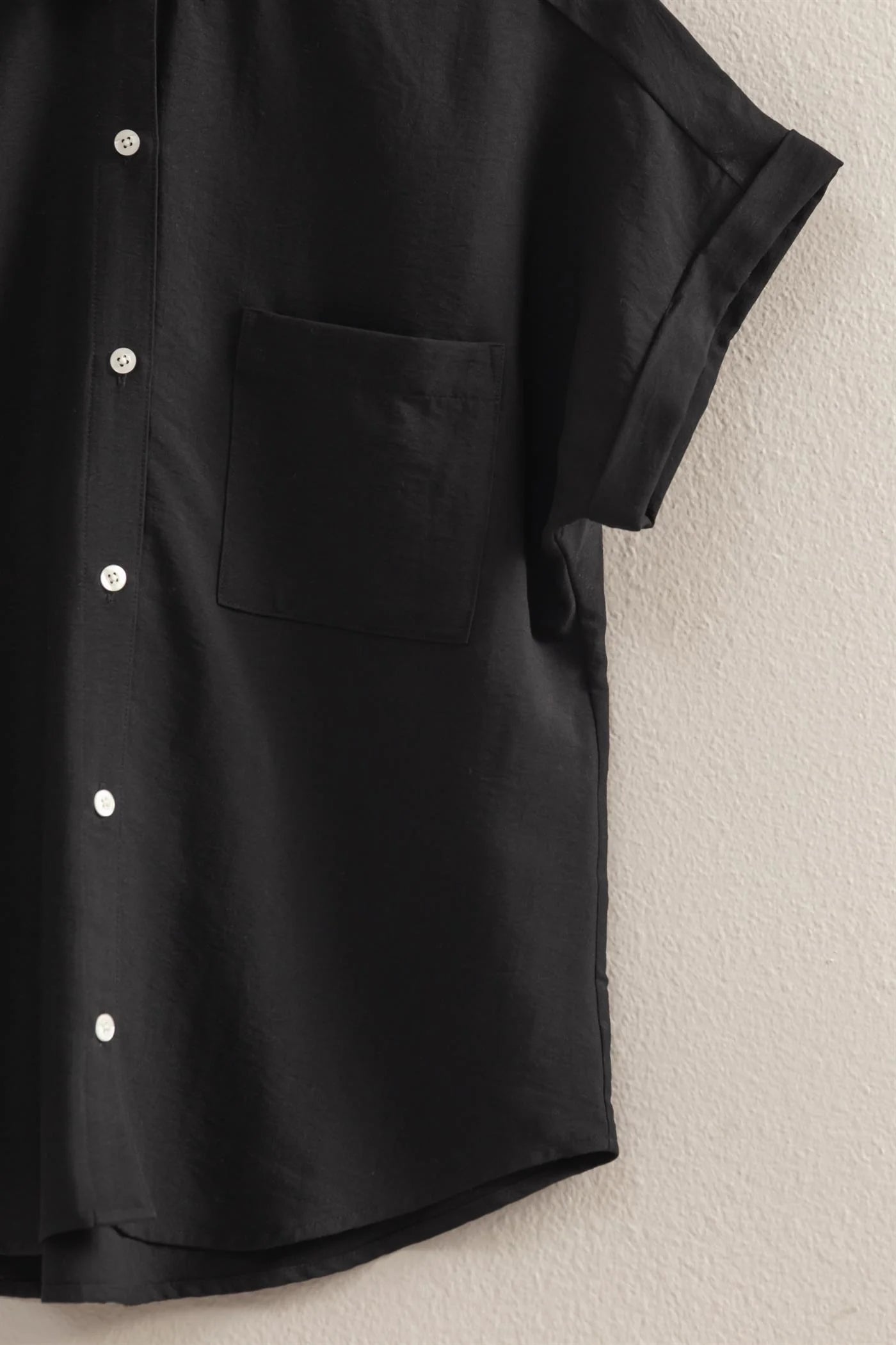 Malibu short sleeve button up shirt dz25a767 black