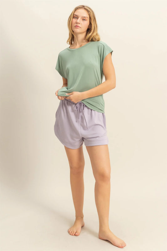 Malibu tshirt dz25a902 sage green