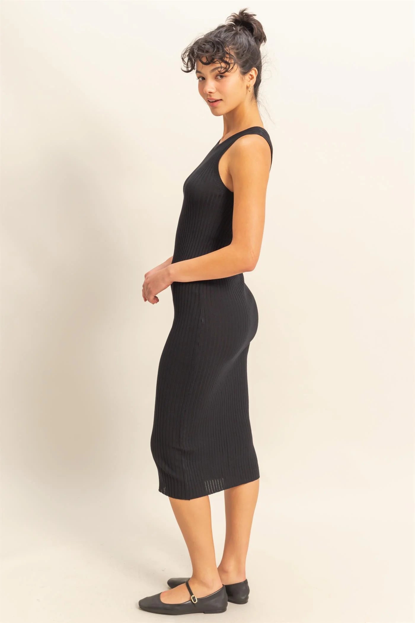Malibu rib dress dz25a918 black