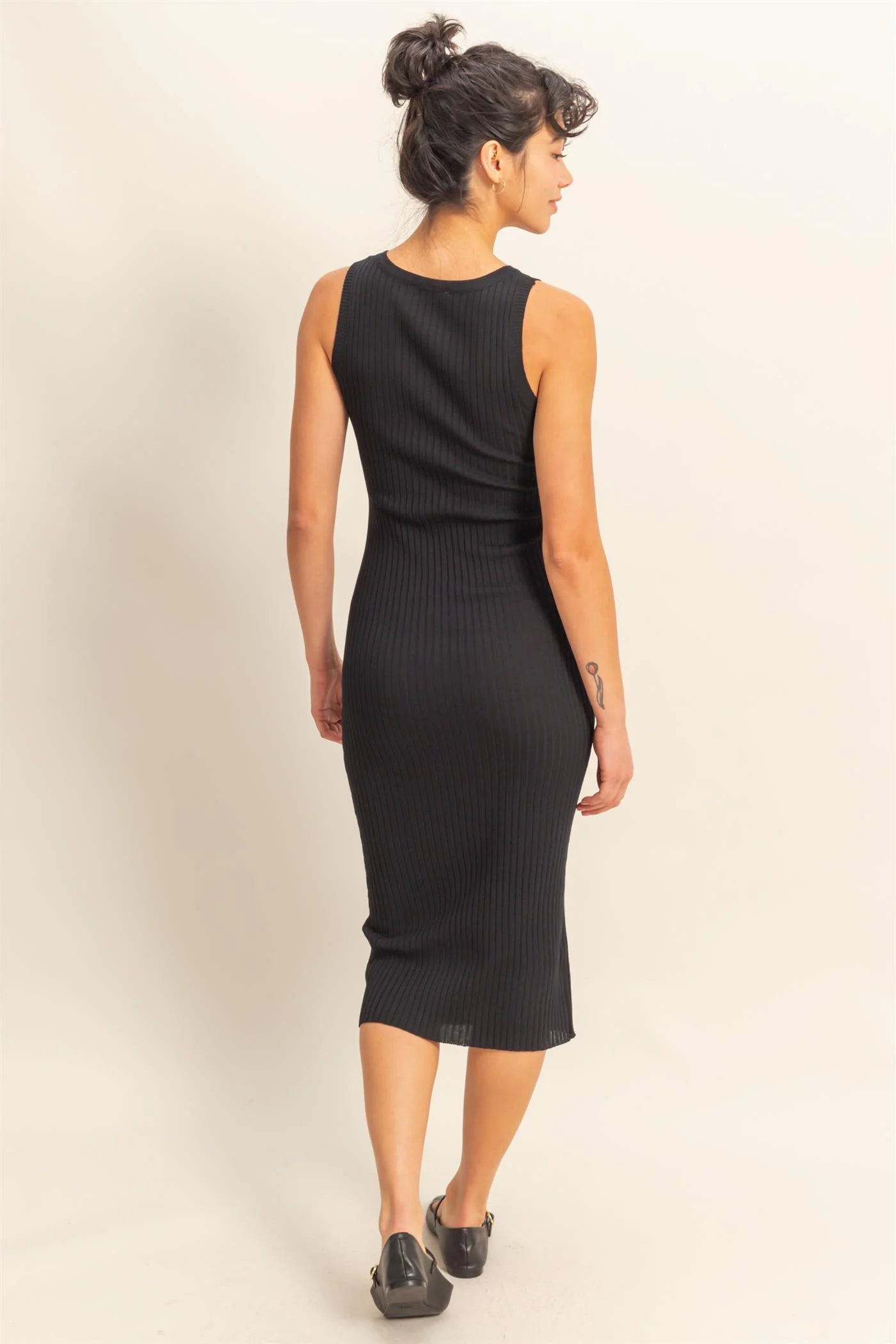 Malibu rib dress dz25a918 black