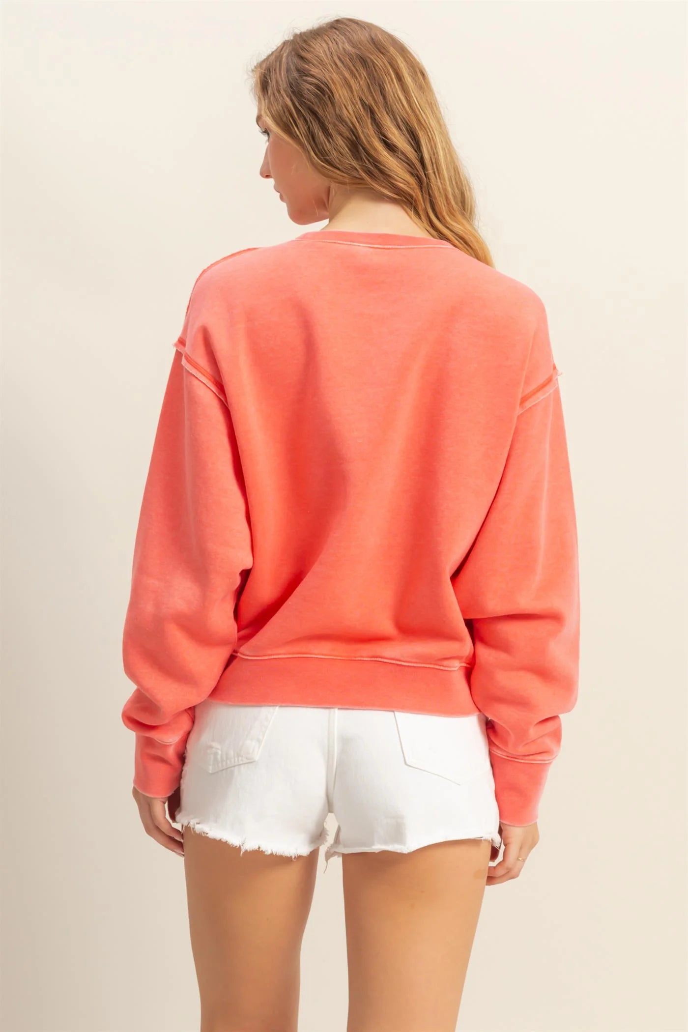 Malibu crewneck dz25a974 coral